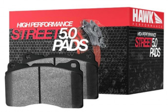 Гальмівні колодки HAWK HPS 5.0 EVO/WRX/Mustang/Tesla/Cadillac/Viper, передні HB453B.585
