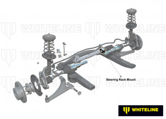 К-кт втулок крепления рулевой рейки для Subaru GC/GD WHITELINE KSR202 - Фото 1