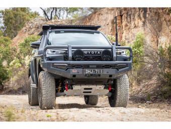 Сталевий силовий бампер ARB Summit MKII 3414770 під лебідку, матово-чорний