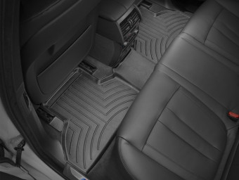 Килимки гумові WeatherTech BMW X5/X6 (F15/F16) 14+ задні чорні 445592