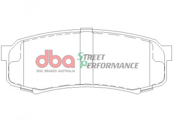 Гальмівні колодки задні DBA Street Performance для Toyota/Lexus GX/LX/FJ DB1200SP - Фото 1