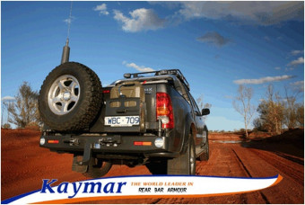 Виносне кріплення каністри KAYMAR до заднього бамперу на праву сторону TOY Hilux 05+ K1097
