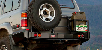 Задній захисний к-кт Toyota LC80 чорний ARB 5611210 - Фото 1