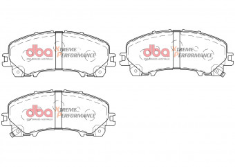 Тормозные колодки DBA Xtreme Performance Infiniti Q50 13+/X-Trail 14+, передние DB2341XP - Фото 1