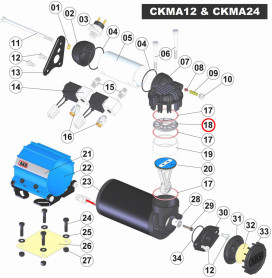 Кришка клапана в зборі для компресорів ARB 320105SP
