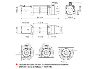 Лебедка COMEUP Slim 9.5rs Trail Edition 12V 4309 кг 295135 - Фото 1