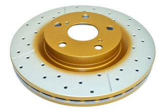 Посилений перфорований гальмівний диск TOY CAMRY 2,4/3,5 06+/RAV4 13+ передній DBA2709EX