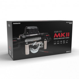 Лебідка електрична BUSHRANGER REVO MKII 5443 кг 12V RWM120W (сталевий трос) - Фото 4
