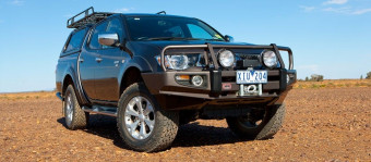 Пластиковий дах на кузов пікапа ARB MITSUBISHI L200 DC 09-15 подовжений кузов (1505мм) CL45A
