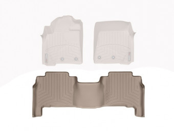 Килимки гумові WeatherTech Lexus LX/Toyota LC200 12+ задні беж. 451572 - Фото 1