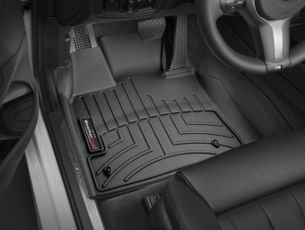 Килимки гумові WeatherTech BMW X5/X6 (F15/F16) 14+ передні чорні 445591