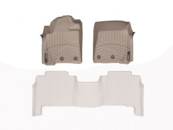 Килимки гумові WeatherTech Lexus LX/Toyota LC200 12+ передні беж. 454231