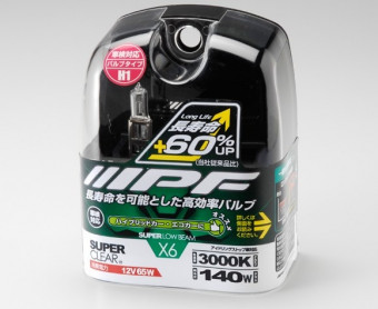 Комплект лампочок IPF X6 Set H1-12V 140W 3000K Super Clear 6X11