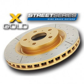 Посилений перфорований гальмівний диск GOLD TOY HIGHLANDER 08+/LEXUS RX350 09+/NX задній DBA2735X