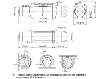 Лебідка COMEUP Seal Gen2 9,5s 12V 4309 кг 295990 - Фото 1