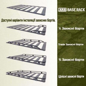 Багажник алюмінієвий (платформа) ARB BASERACK 1255X1285 мм 1770070 - Фото 7