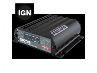 Пусковий DC-DC зарядний пристрій REDARC BCDC1220-IGN 12V 20A