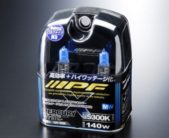 Комплект лампочок IPF H3-12V 140W 5300K Blue X32R