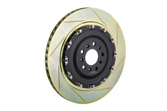Гальмівний диск в зборі 2-х составний BREMBO GT 380x28 мм, лівий, з насічками 92.1833L